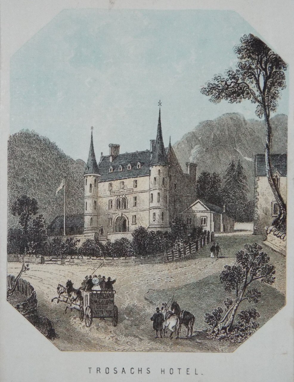 Chromo-lithograph - Trossachs Hotel